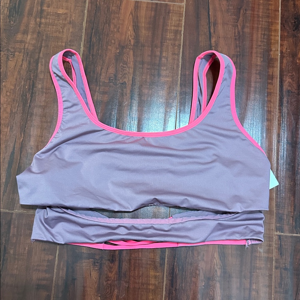 Victoria's Secret Purple and Pink Sports Bra
